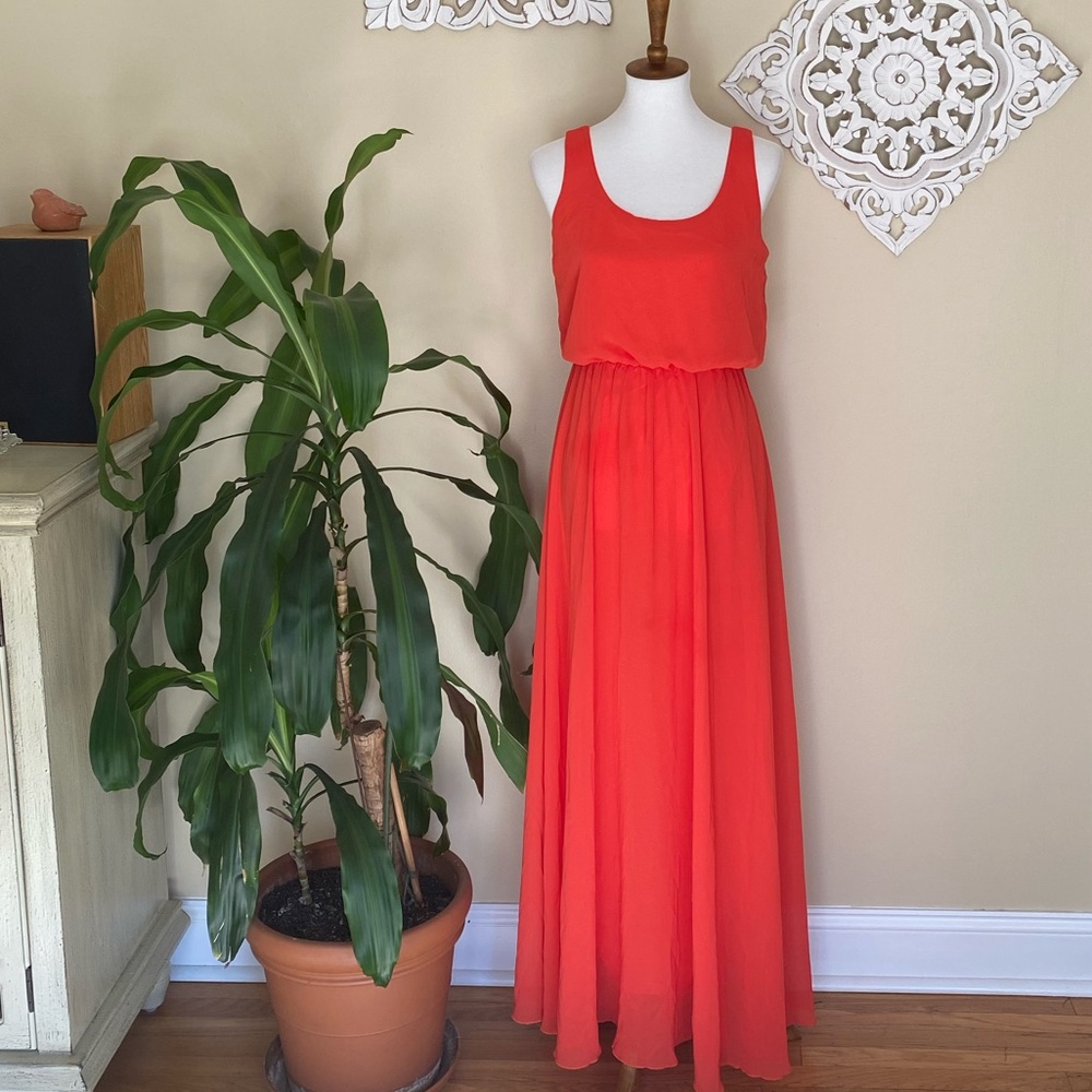 Orange  dress